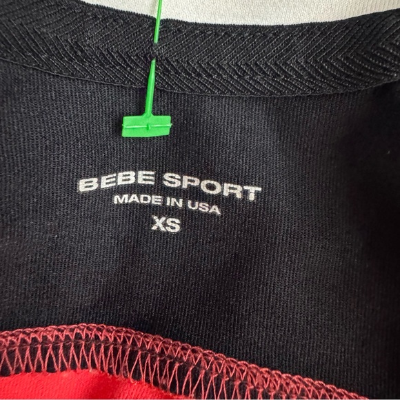 Bebe set 2 piece BBSP Bebe sport set work out yoga athletic 2000s gym coral neon - Picture 15 of 15